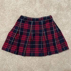Land’s End Plaid Skirt